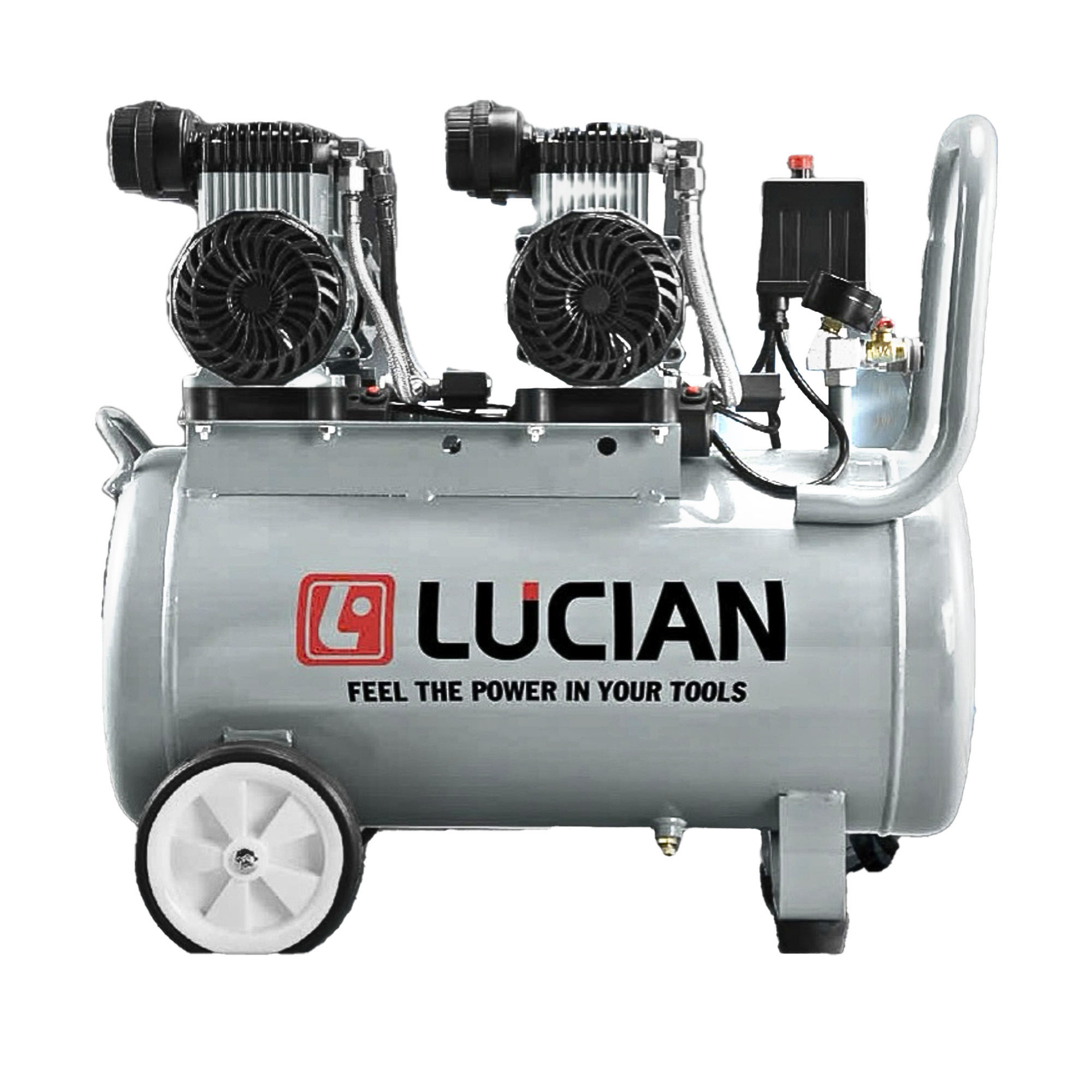 Máy nén khí không dầu Lucian LC2050C ( Siêu êm)
